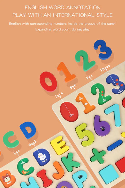 Load image into Gallery viewer, Montessori Wooden Puzzle for Children - Alphabetic