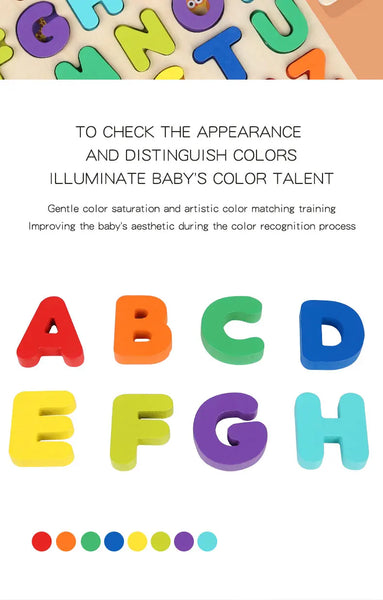 Load image into Gallery viewer, Montessori Wooden Puzzle for Children - Alphabetic