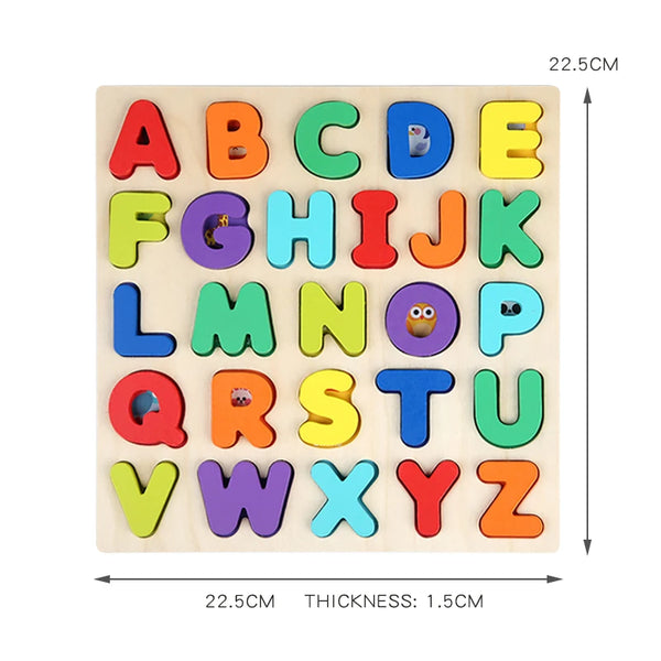 Load image into Gallery viewer, Montessori Wooden Puzzle for Children - Alphabetic