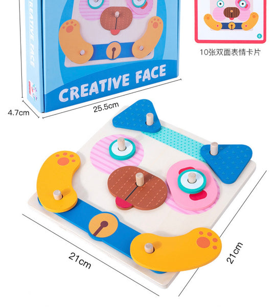 Load image into Gallery viewer, Funny Faces Puzzle - CNF C