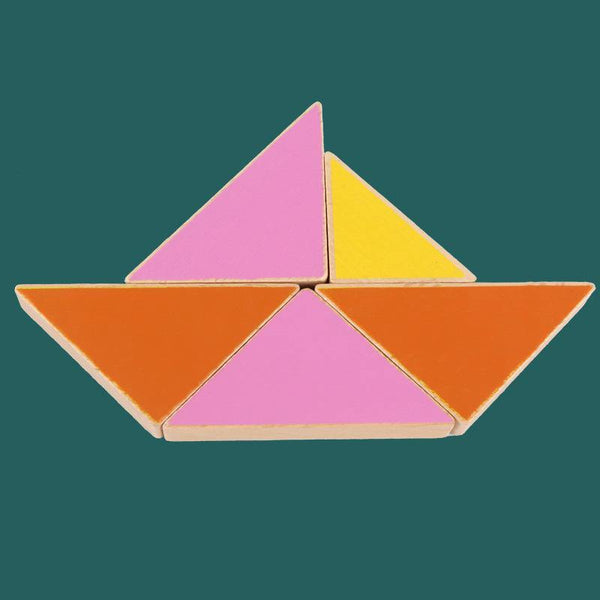 تحميل الصورة في عارض الصور ، 3D Wooden Puzzle - Triangles CNF1 - HN Bazar