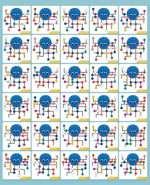 Load image into Gallery viewer, Octopus Maze Matching Cards -CNF8