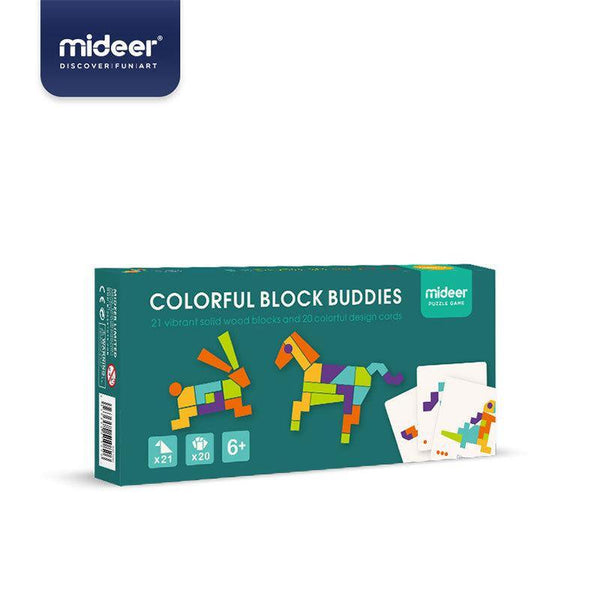 تحميل الصورة في عارض الصور ، Mideer Children's Board Game-Creative Wood Chip Puzzle - HN Bazar