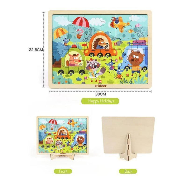 تحميل الصورة في عارض الصور ، Mideer Wooden 24p Puzzle - HN Bazar
