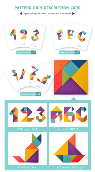 تحميل الصورة في عارض الصور ، Mideer Children's Board Game-Chuangyi Tangram - HN Bazar