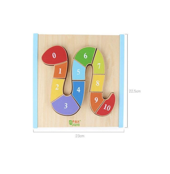 تحميل الصورة في عارض الصور ، 3D Wooden Puzzle - Shapes CNF1 - HN Bazar