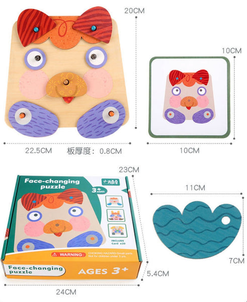 Load image into Gallery viewer, Funny Faces Puzzle - CNF C