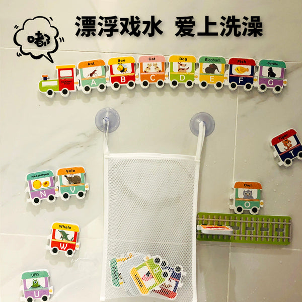 Load image into Gallery viewer, Foam Bath Letters and Animals Set -AE