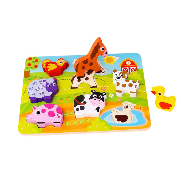 Load image into Gallery viewer, Tooky Toy Traffic Chunky Puzzle