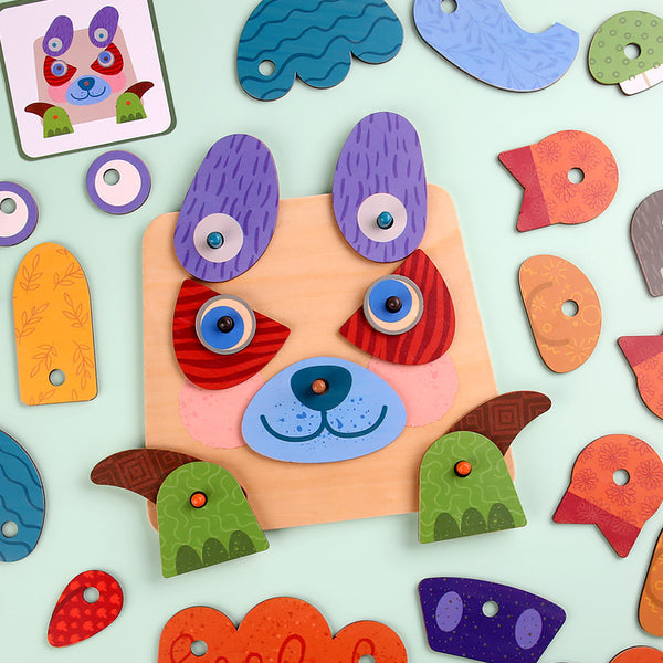 Load image into Gallery viewer, Funny Faces Puzzle - CNF C