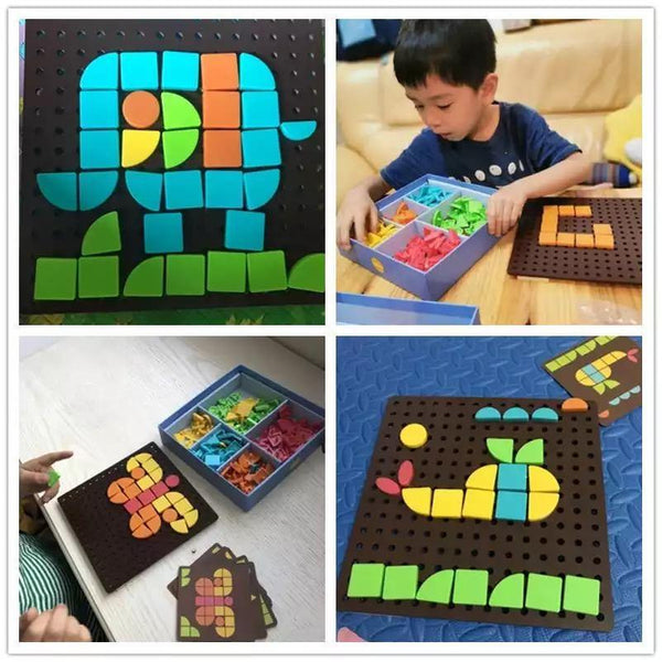 تحميل الصورة في عارض الصور ، Mideer Mosaic Painting-Geometric Style - HN Bazar