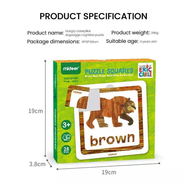 تحميل الصورة في عارض الصور ، Mideer Cube Puzzle Brown Bear - HN Bazar