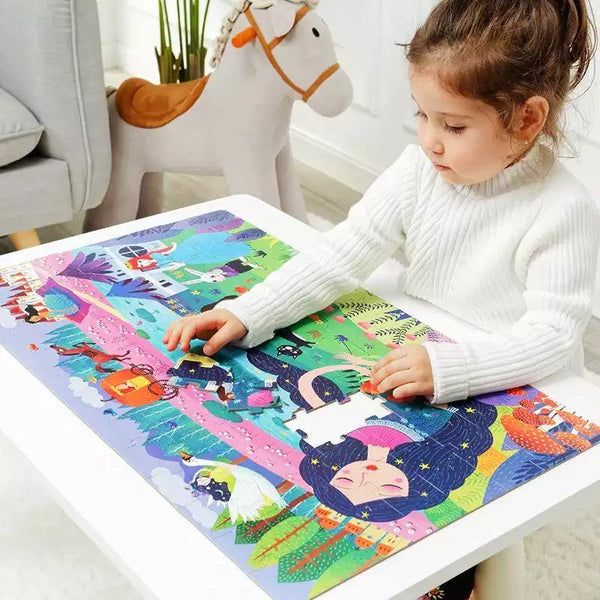 تحميل الصورة في عارض الصور ، Mideer Children's Portable Box Puzzle Princess 104pcs - HN Bazar