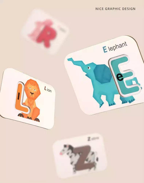 تحميل الصورة في عارض الصور ، Number Letter Matching Cognitive Card CNF1 - HN Bazar