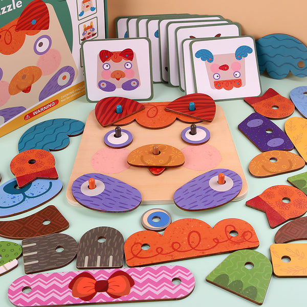 Load image into Gallery viewer, Funny Faces Puzzle - CNF C