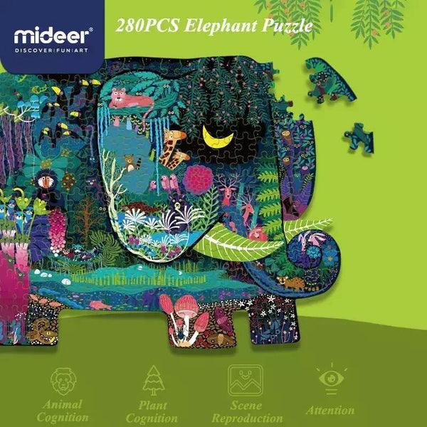 تحميل الصورة في عارض الصور ، Mideer 280pelephant Jigsaw - HN Bazar