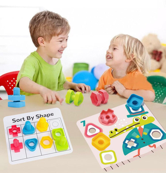 Load image into Gallery viewer, Nuts & Bolts Activity Set