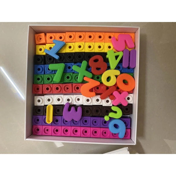Load image into Gallery viewer, 130 Pcs MathLink Cubes Early Activity -AE