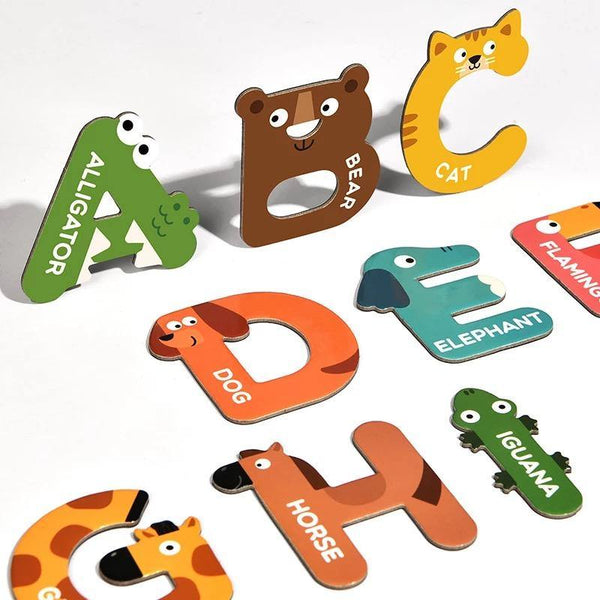 تحميل الصورة في عارض الصور ، Mideer Animal Alphabet Magnetic Stickers - HN Bazar