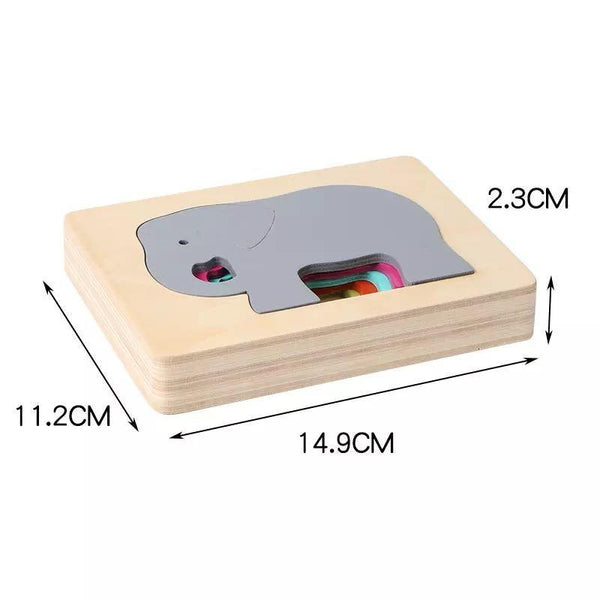 تحميل الصورة في عارض الصور ، Montessori Animal Carton 3D Puzzle CNF1 - HN Bazar