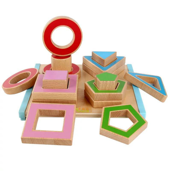 تحميل الصورة في عارض الصور ، 3D Wooden Puzzle - Geometrical CNF1 - HN Bazar