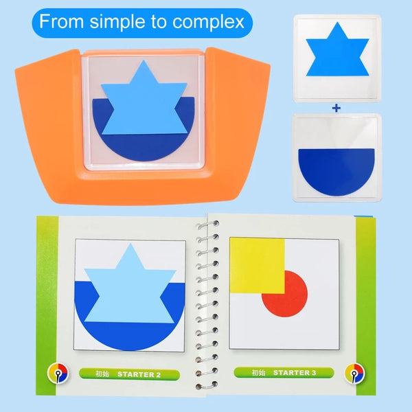 Load image into Gallery viewer, Tangram Board 100 Challenge Clear Version - CNFA