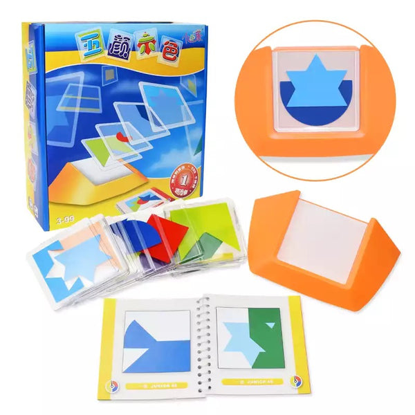 Load image into Gallery viewer, Tangram Board 100 Challenge Clear Version - CNFA