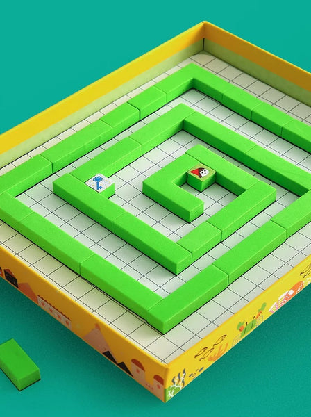 Load image into Gallery viewer, Joan Miro Wooden 3D Magnetic Maze Puzzle