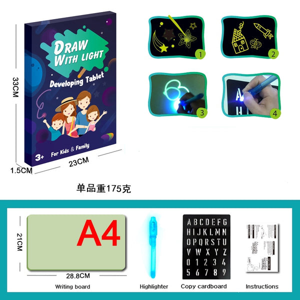 Load image into Gallery viewer, Fluorescent Luminous Drawing Board