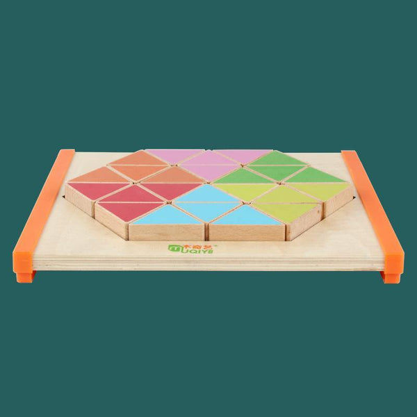 تحميل الصورة في عارض الصور ، 3D Wooden Puzzle - Triangles CNF1 - HN Bazar