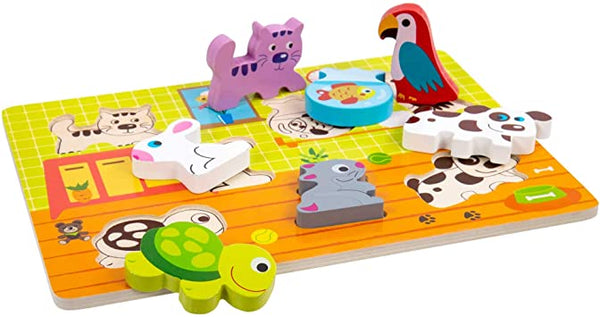 Load image into Gallery viewer, Tooky Toy Traffic Chunky Puzzle