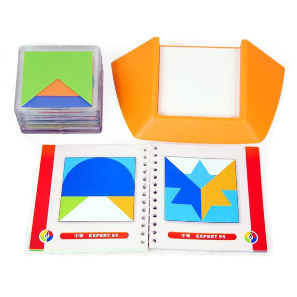 Load image into Gallery viewer, Tangram Board 100 Challenge Clear Version - CNFA