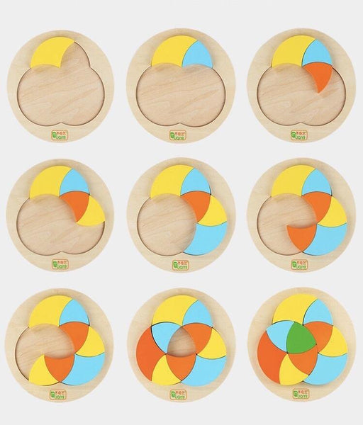 تحميل الصورة في عارض الصور ، 3D Wooden Puzzle - Circle CNF1 - HN Bazar