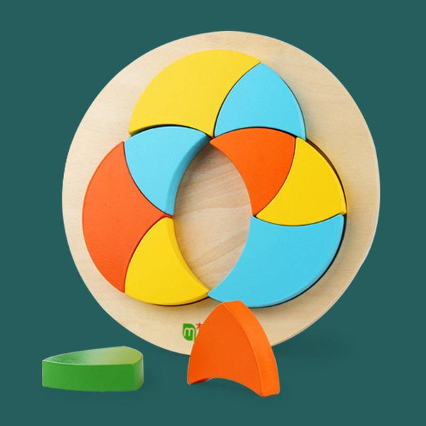 تحميل الصورة في عارض الصور ، 3D Wooden Puzzle - Circle CNF1 - HN Bazar