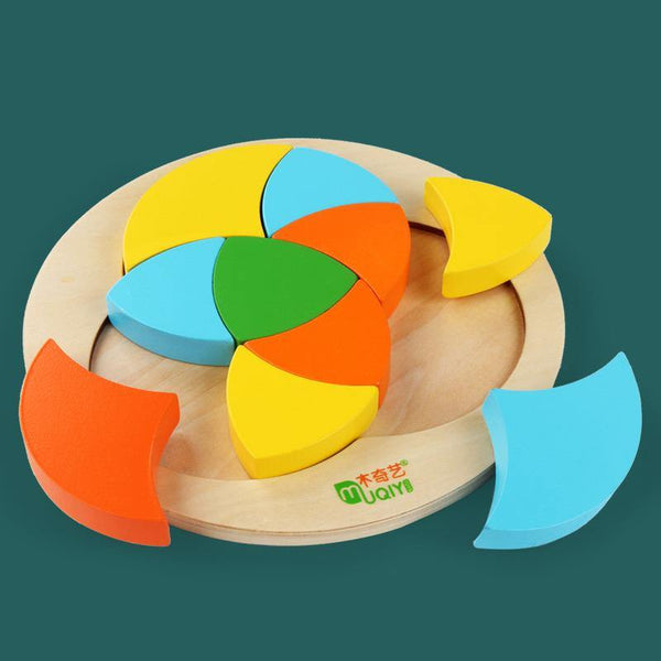 تحميل الصورة في عارض الصور ، 3D Wooden Puzzle - Circle CNF1 - HN Bazar