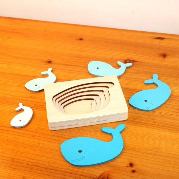 تحميل الصورة في عارض الصور ، Montessori Animal Carton 3D Puzzle CNF1 - HN Bazar