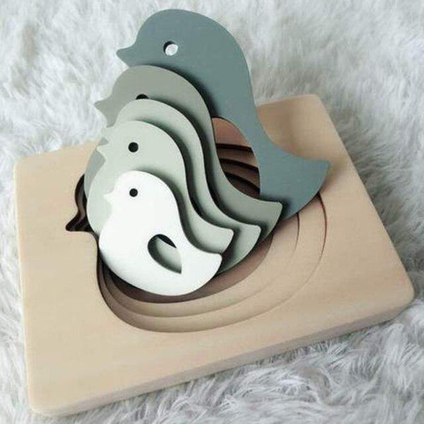 تحميل الصورة في عارض الصور ، Montessori Animal Carton 3D Puzzle CNF1 - HN Bazar