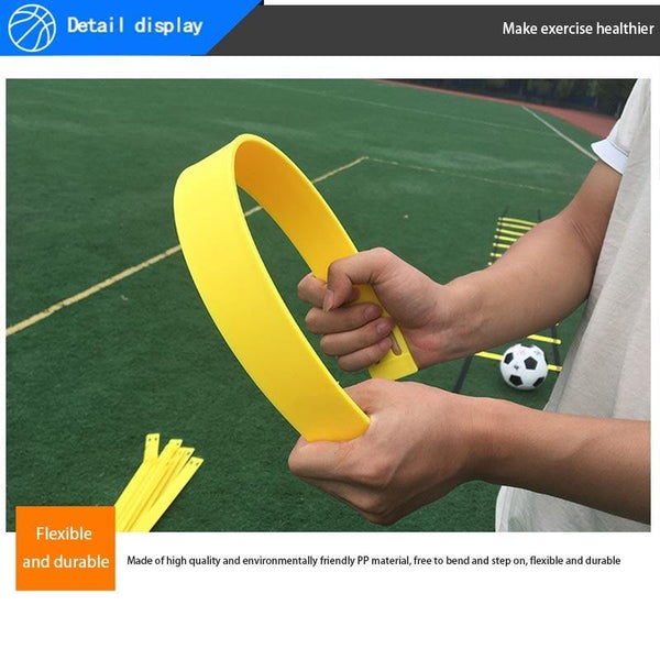 تحميل الصورة في عارض الصور ، Rung Nylon Straps Agility Ladder Training Stairs CNF3 - HN Bazar
