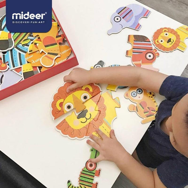 تحميل الصورة في عارض الصور ، Mideer 6 IN 1 Jigsaw Puzzle Children - HN Bazar