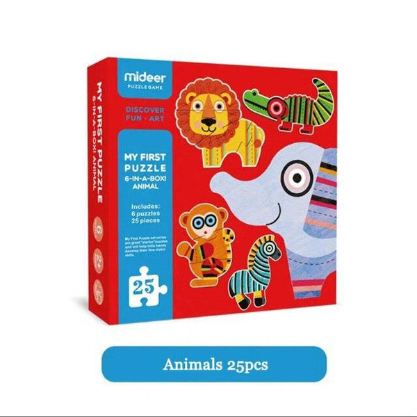 تحميل الصورة في عارض الصور ، Mideer 6 IN 1 Jigsaw Puzzle Children - HN Bazar