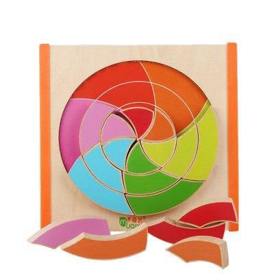 تحميل الصورة في عارض الصور ، 3D Wooden Puzzle - Circle CNF1 - HN Bazar