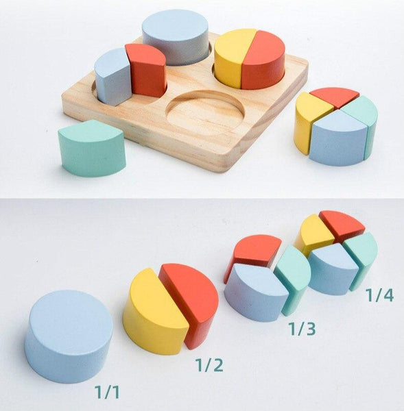 تحميل الصورة في عارض الصور ، 4 Pcs Montessori Building Block Puzzle CNF1 - HN Bazar