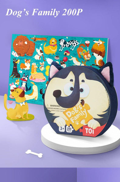 تحميل الصورة في عارض الصور ، TOI 200PCS Pet Cat/Dog Family Brain Puzzle - HN Bazar