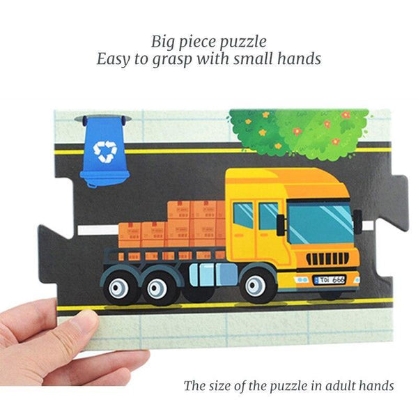 تحميل الصورة في عارض الصور ، TOI Floor Road Traffic Track Large Puzzle Paper - HN Bazar