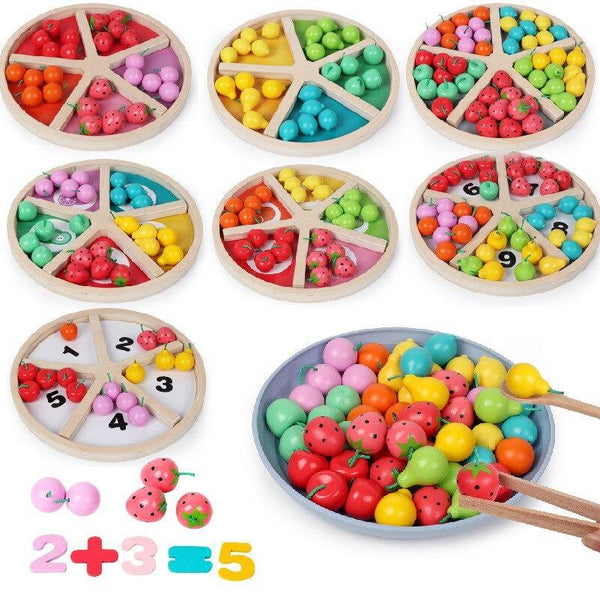 تحميل الصورة في عارض الصور ، Wooden Beads Game Clip Ball Puzzle CNF1 - HN Bazar