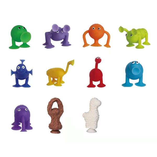 Load image into Gallery viewer, 38 Pcs Animal Sucker Silicone Block -AE