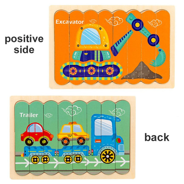 تحميل الصورة في عارض الصور ، Creative Strip Puzzle CNF5 على الوجهين