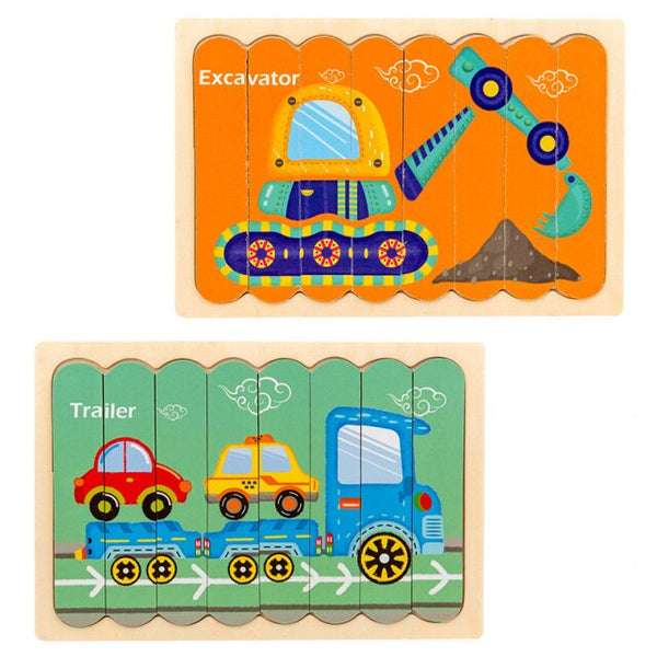 تحميل الصورة في عارض الصور ، Creative Strip Puzzle CNF5 على الوجهين