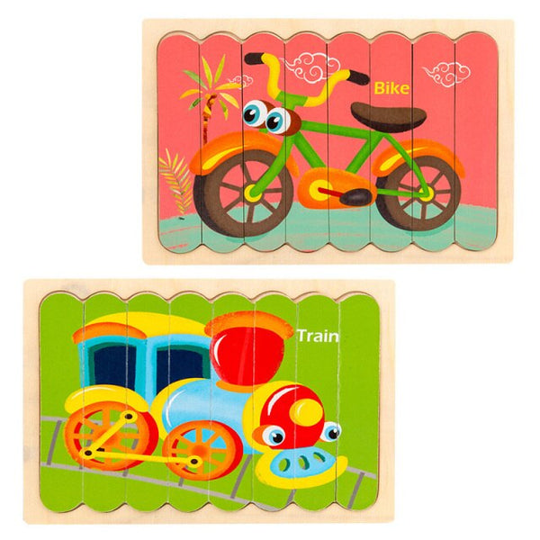 تحميل الصورة في عارض الصور ، Creative Strip Puzzle CNF5 على الوجهين