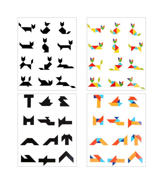 تحميل الصورة في عارض الصور ، Woodiness Tangram كتاب CNF5